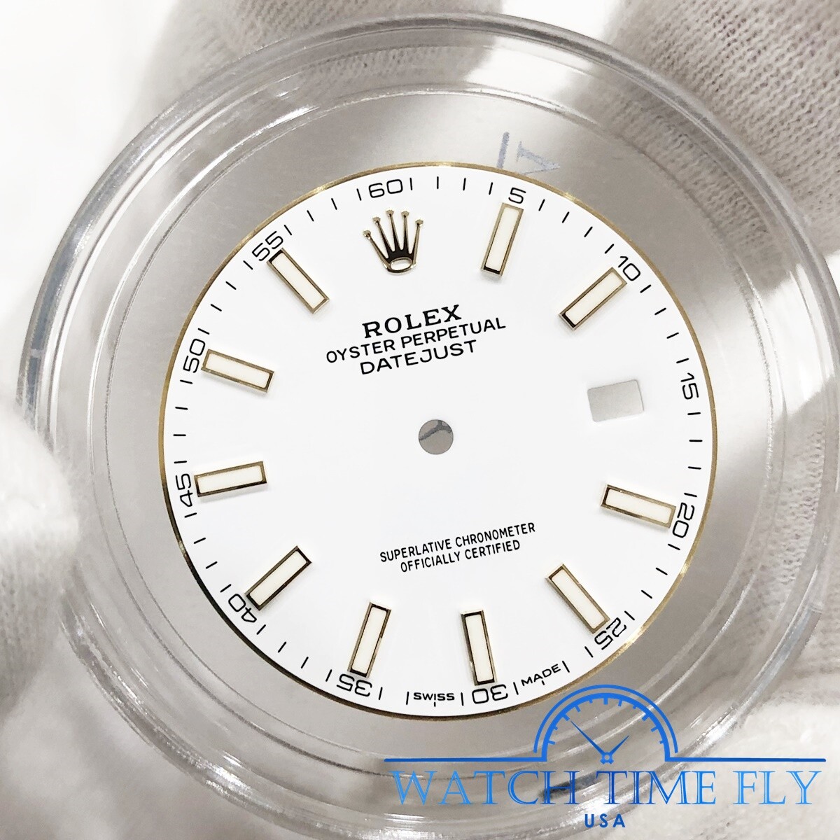Rolex Oyster Perpetual Datejust 41 Watch White Index Dial For 126333 & 126303