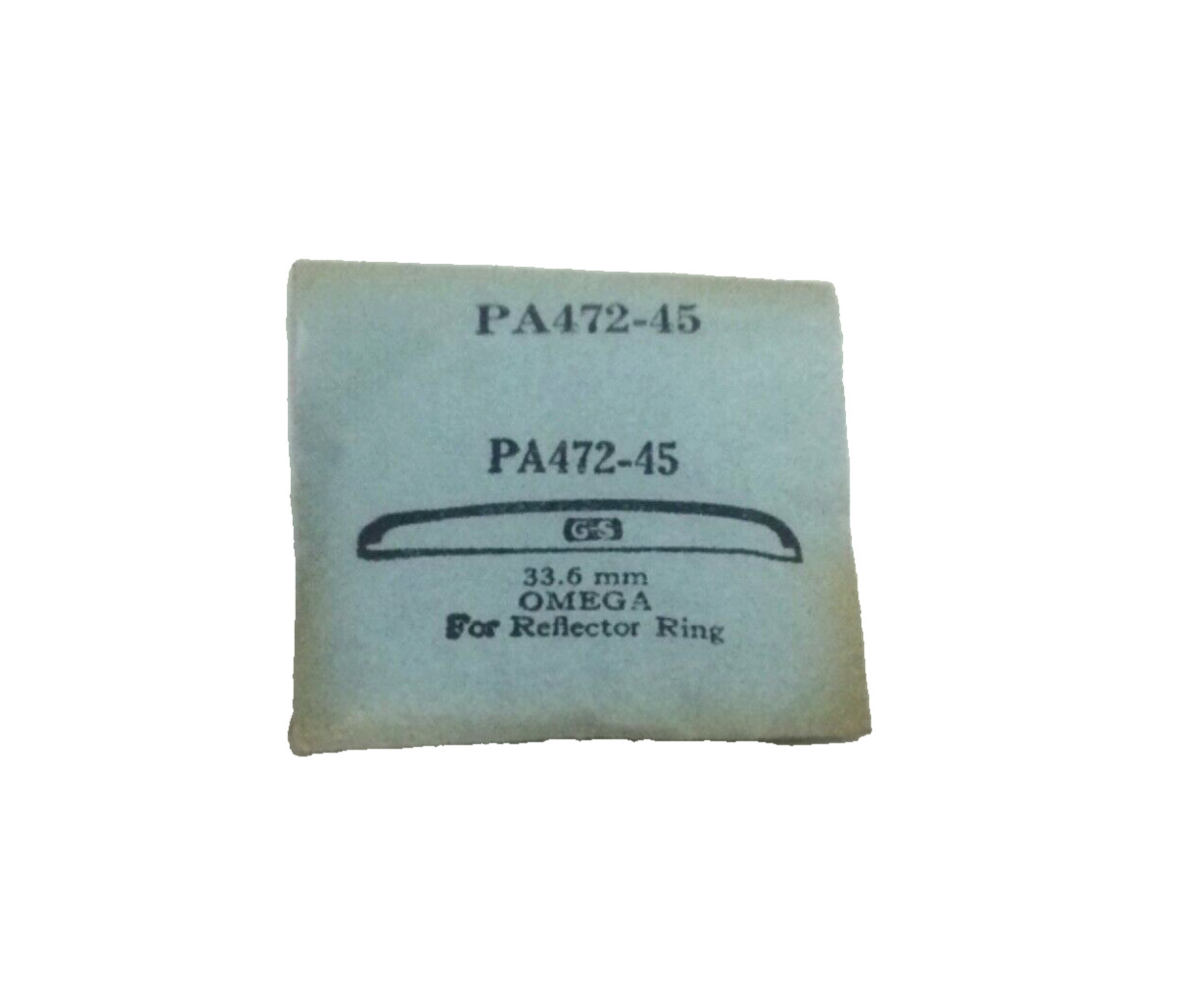 OMEGA Acrylic Replacement Watch Crystal G-S PA 472-45 For Reflect 33.6mm