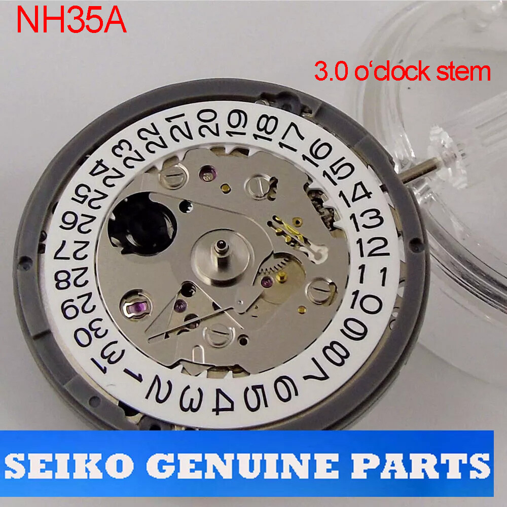 Japan NH35A NH05A High Accuracy Day Date Automatic Mechanical Watch Movement Set