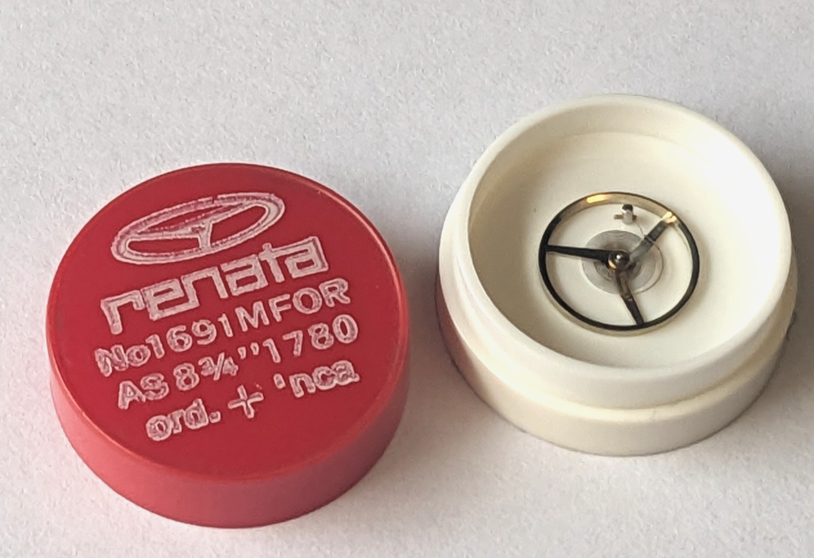 AS Caliber 1780 1781 1782 1783 ord + inca Screwless Complete Balance 1 piece