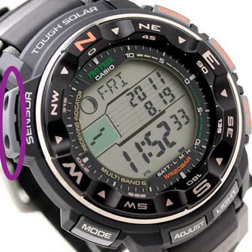 Casio PRG250 PRG250B PRG250BD PRG250T PRG260 PRG260G watch case sensor cover @10