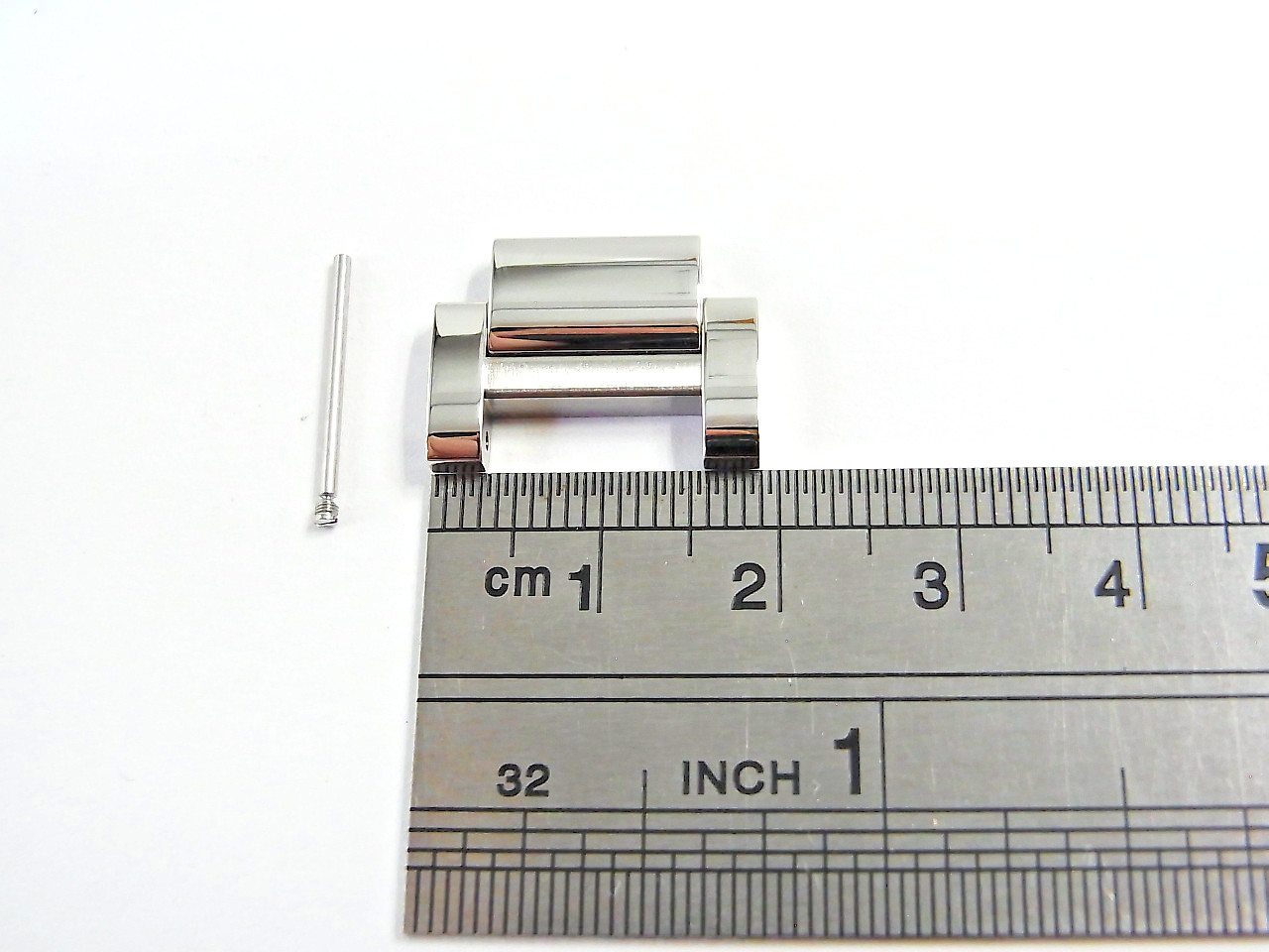 Cartier Tank Must 19mm 4323 WSTA0052 LM Genuine SS Link Watch Band Parts Mint (c