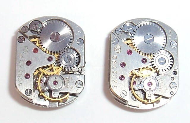 Lot 62 vintage ladies watch movements 14×18 mm Slava Steampunk Art or repair DIY
