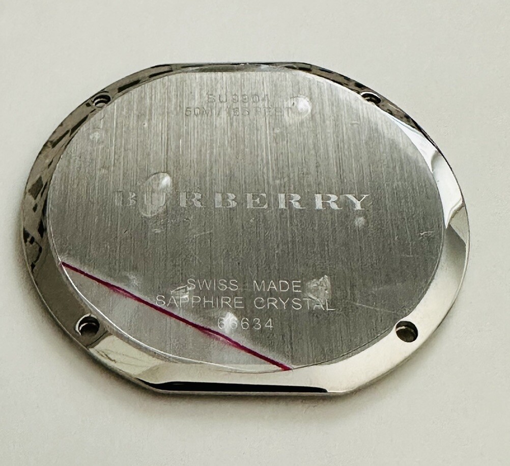 New Genuine Burberry BU9904 Stainless Steel 42.5mm Case Back Part