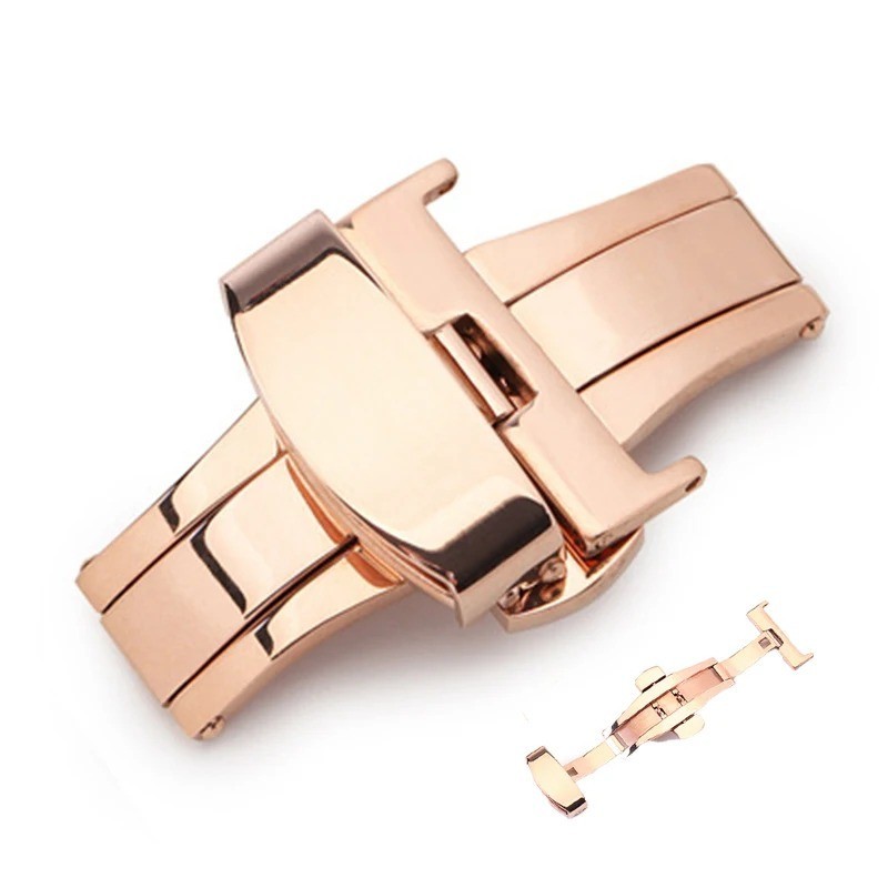 Watch Deployant Clasp | Stainless Steel Butterfly Deployment | 16mm 18mm 20mm