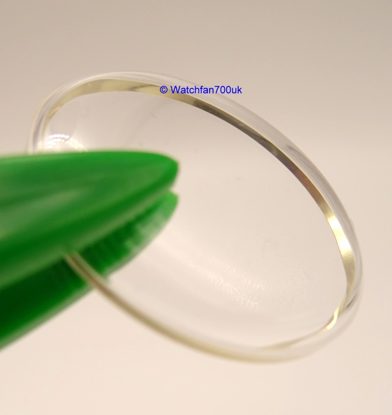 Sternkreuz Domed Acrylic Crystal With Gold Tone Tension Ring 17mm to 37.2mm