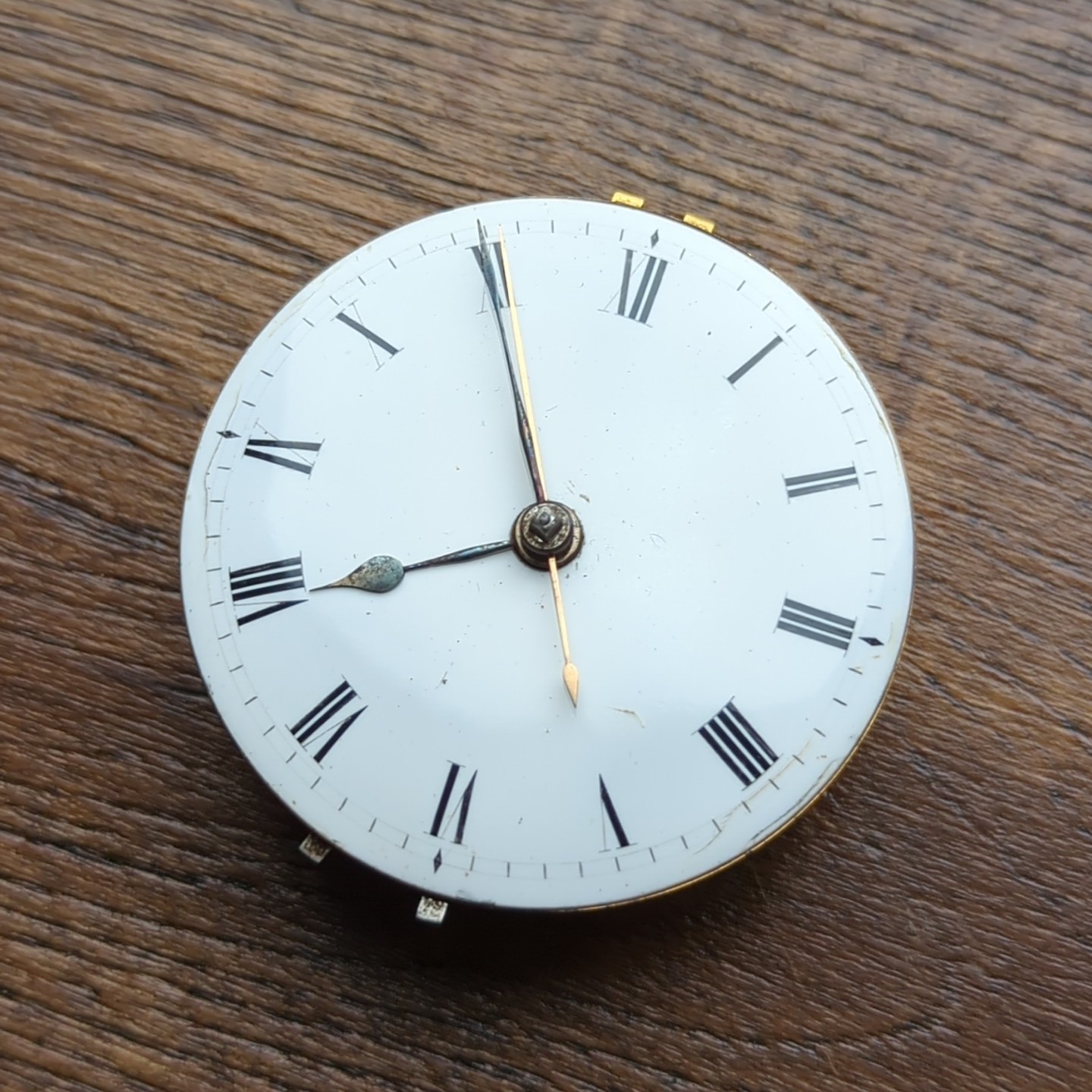 James McCabe English Duplex Pocket Watch Movement With Sweep Secs Feature (G72)