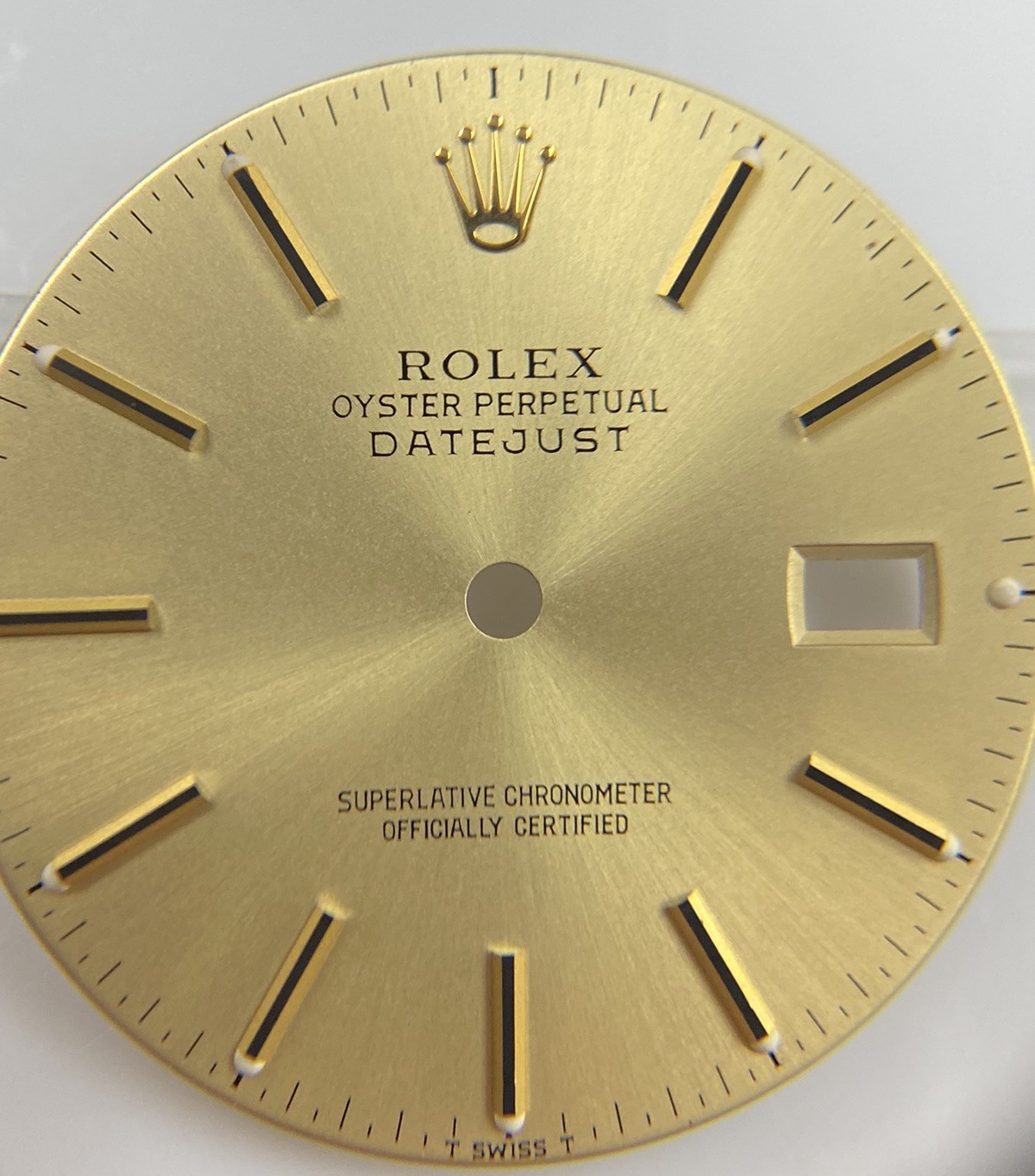 Genuine Rolex Datejust 36mm 16013 16233 Cal 3035/3135 Champagne Gold Dial