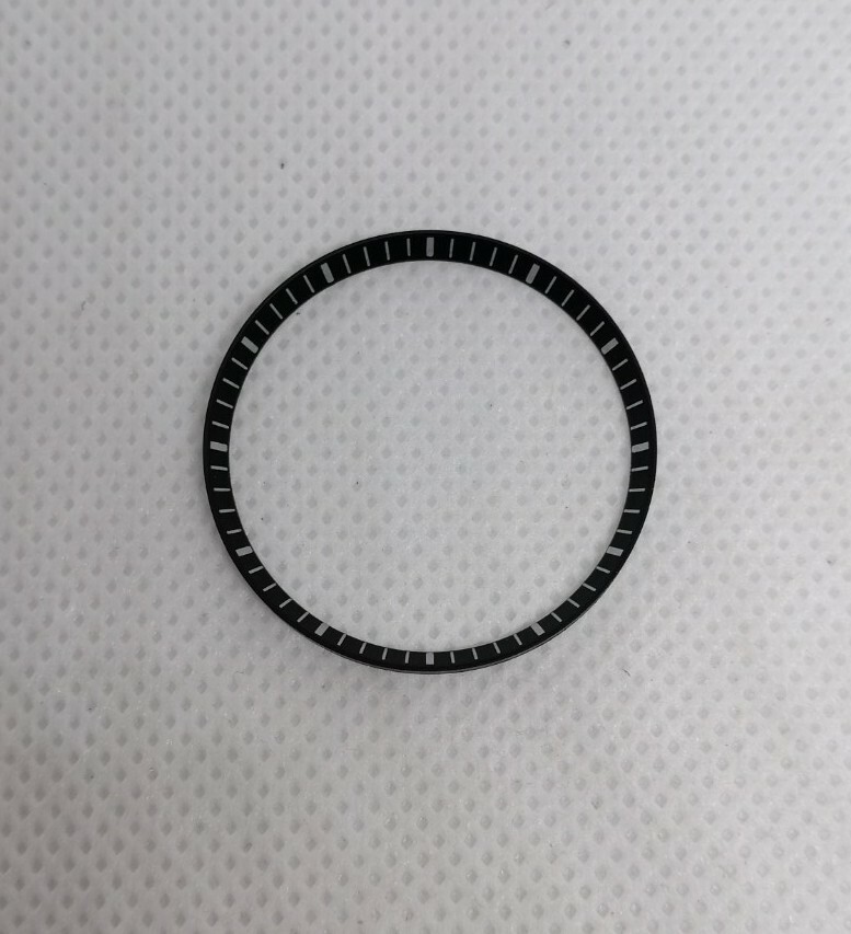 023 SEIKO AFTERMARKET BLACK CHAPTER RING MINUTE TRACK SKX007 DIVERS 7S26-0020