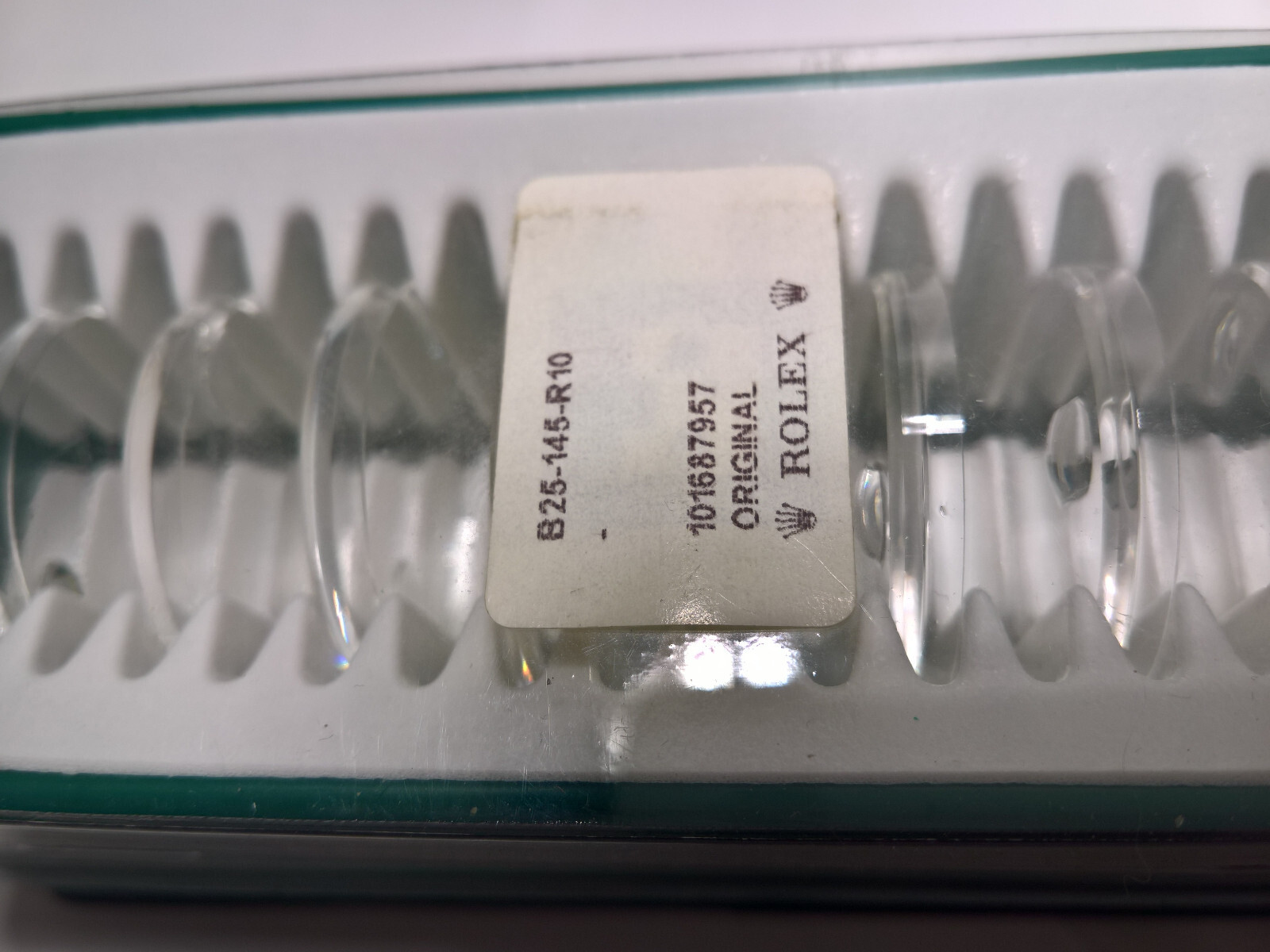 ULTRA RARE VINTAGE ROLEX DATE 15000 – 15008 – 5700N ACRYLIC GLASS B25-145 1 PCS