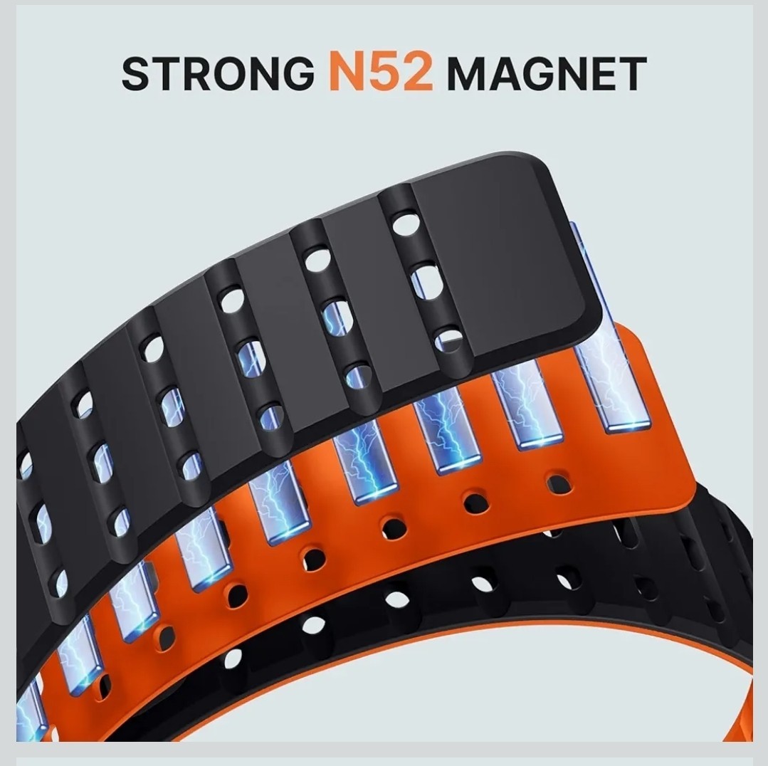 Magnetic Straps Compatible with Garmin Fenix 8 47mm/7/6/5-22mm Quickfit Strap