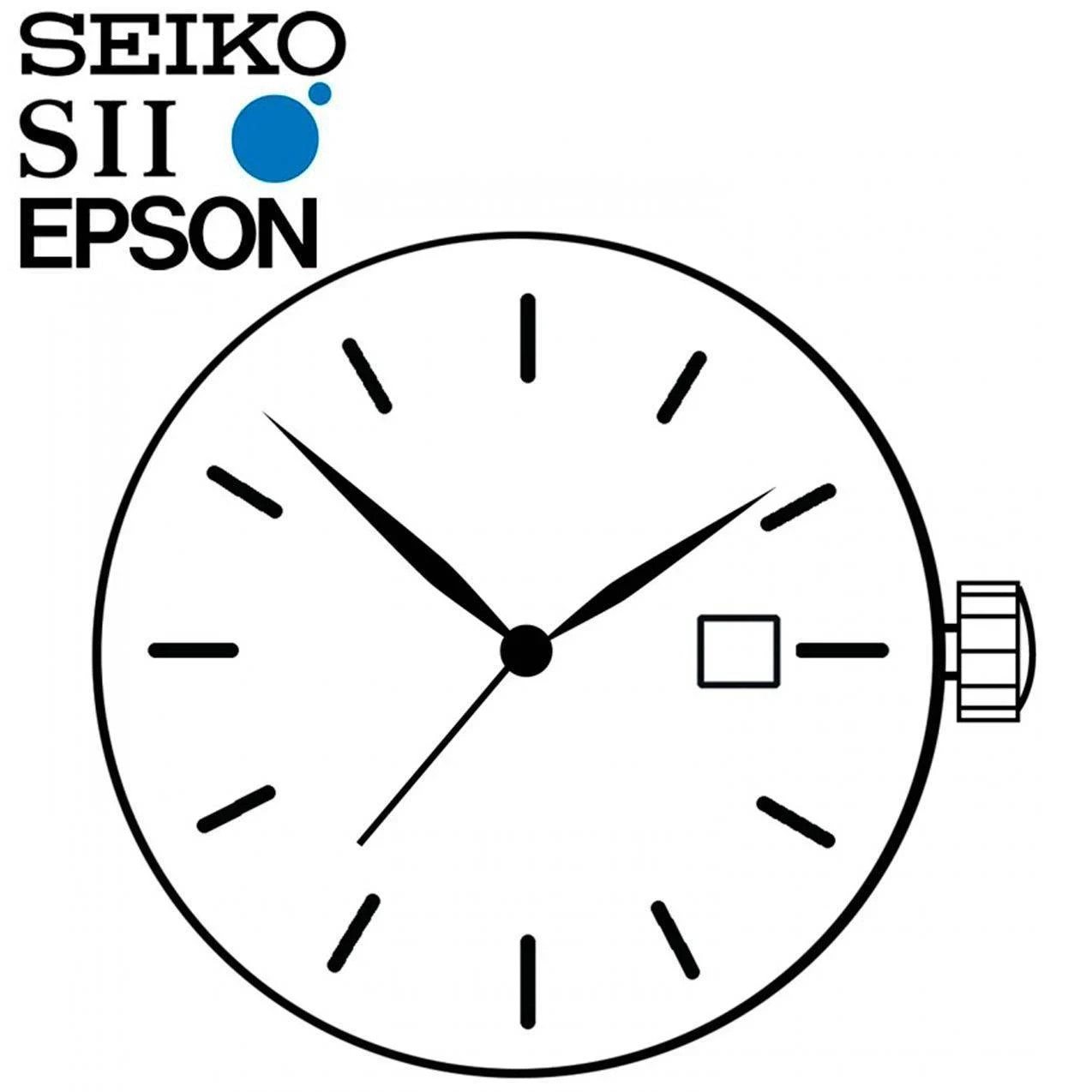 Original Hattori/Seiko/Epson VX16 VX16E, Japan Quartz Movement (Date @3/6/12)