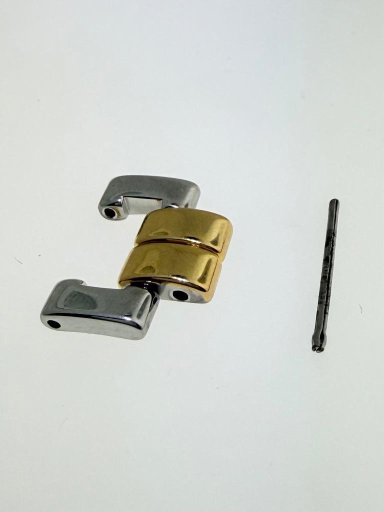 Authentic Movado Lancy Men’s Two Tone 84 G2 870 Full Link 18MM With Pin