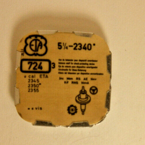 Swiss watch balance staff ETA 2340 bestfit 100/1418 RONDA