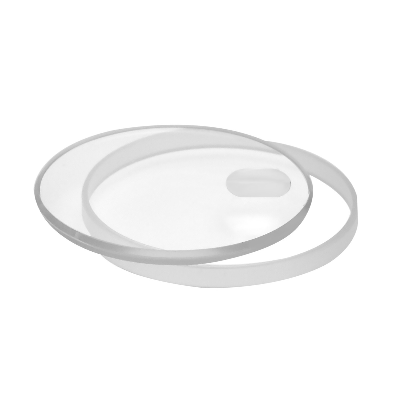 Sapphire Watch Glass Crystal with Calendar Window & Gasket For 116610 40mm Part