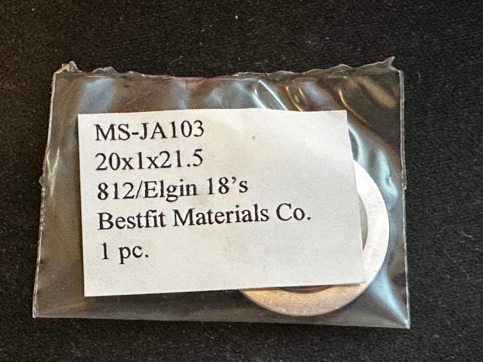 BESTFIT Mainspring JA103 for 18s Elgin Pocket Watches No. 812 – Alloy