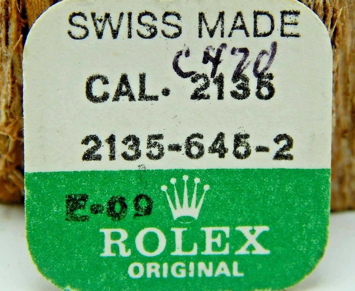 ROLEX FACTORY SEALED NEW ROLEX DATE STAR CLIP 2135 645-2 WATCH PART
