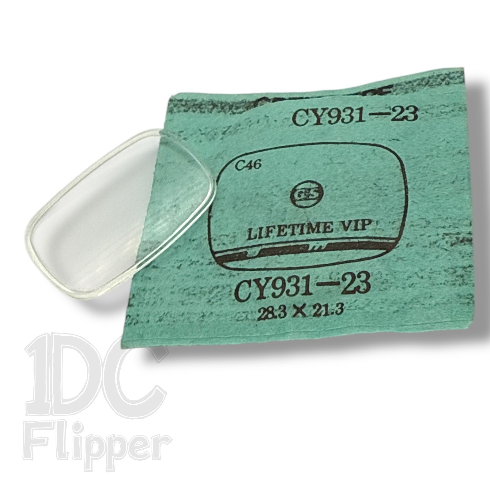 Meyer Lifetime Watch Crystal G-S CY931-23 28.3 x 21.3mm Rectangle Cushion Shape