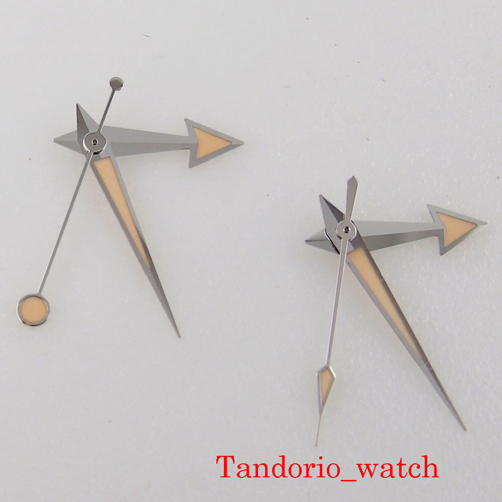Corgeut Watch Hands Needles Set Parts Green Luminous For NH35A NH36A MIYOTA 8215