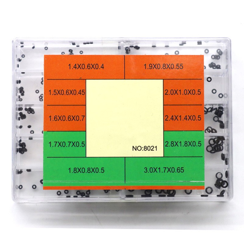 Box Mixed O-ring Gasket Watch Crown Waterproof Rubber Gasket Repair Kits