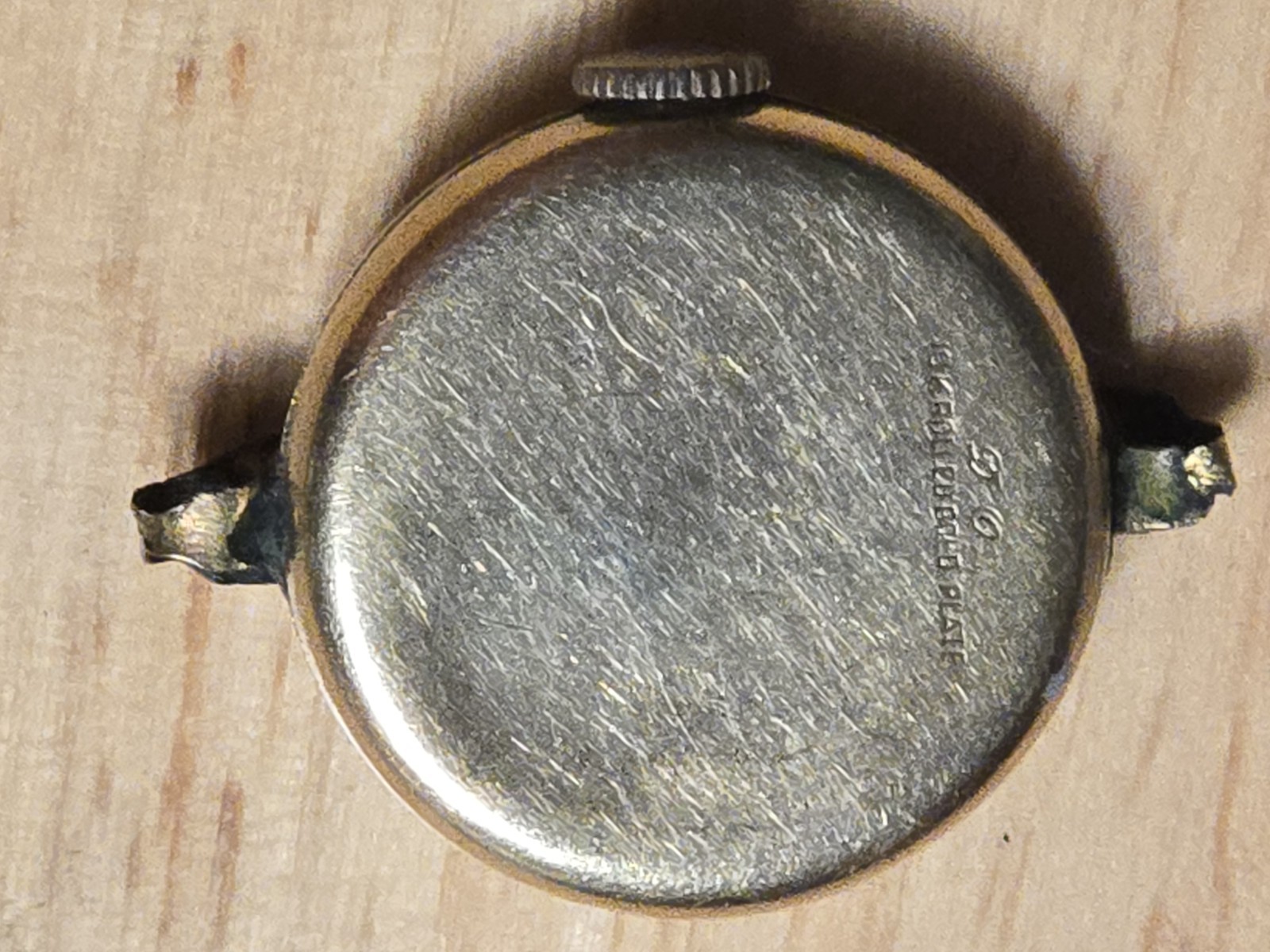 Namdor Watch Co. Movement 7 Jewel 10k Rolled Gold Plate Parts/Repair AS IS