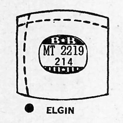 ELGIN : 5711 & 6714 – Tonneau 22.1mm x 21.4mm