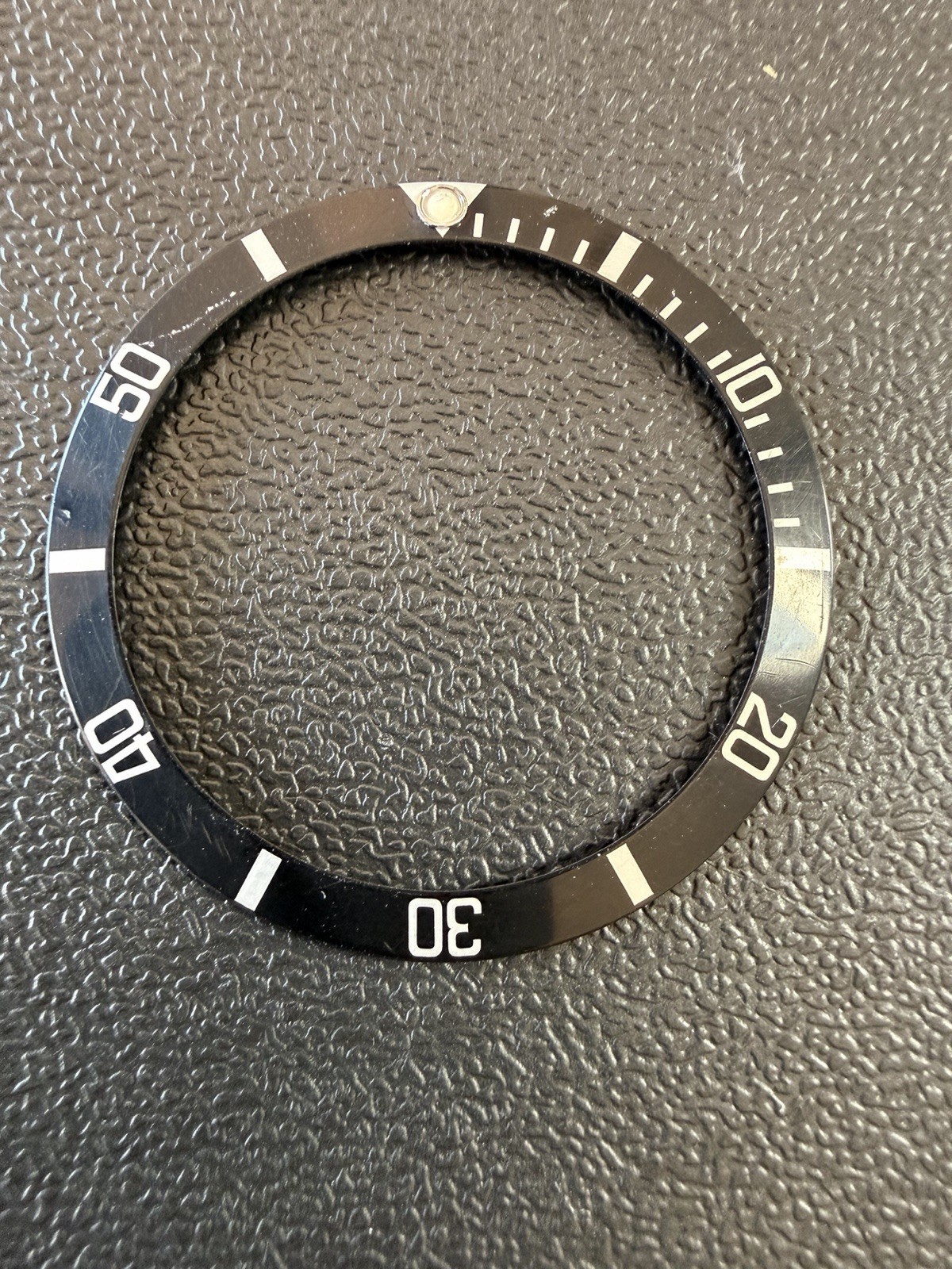 Genuine Rolex Submariner Bezel Insert – Black Aluminum Ref. 16610 14060 1680 #4
