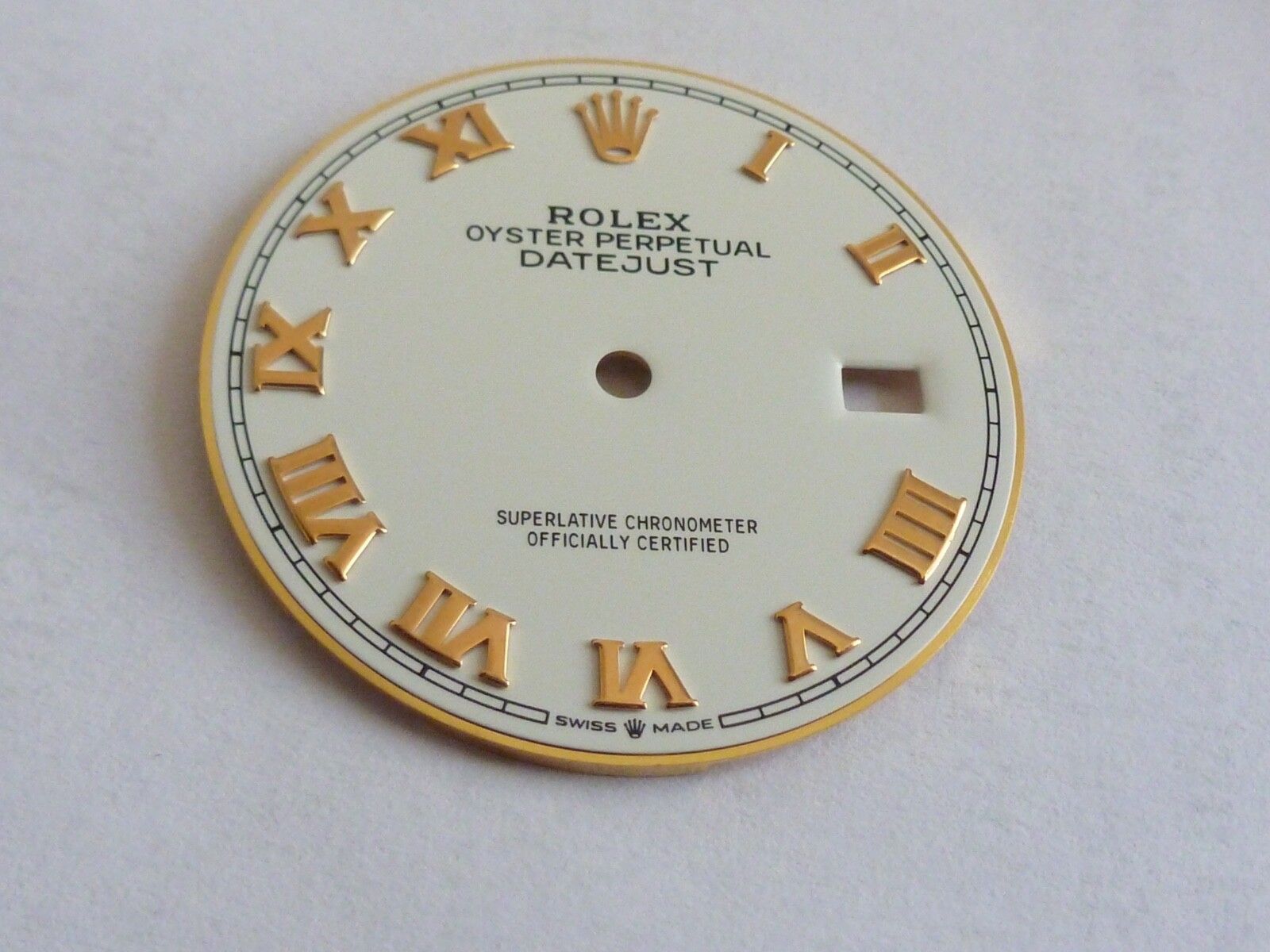 NEW Original Rolex Datejust 36MM Roman rose gold index Dial for reference 126231