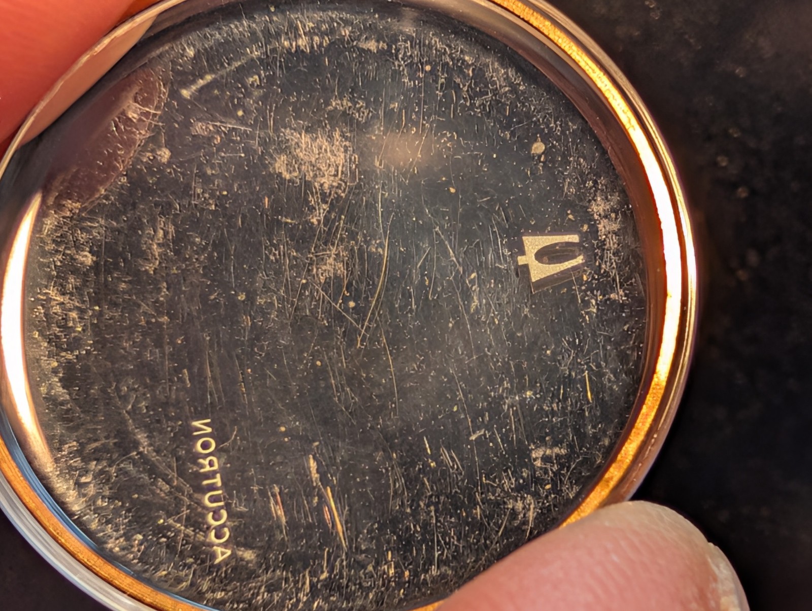 Vintage 1960/70’s Bulova Accutron 1271-AYS Crystal For Spaceview 2531 Cases