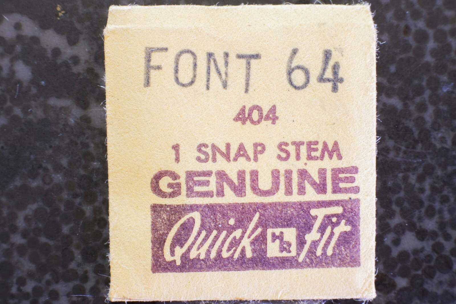 Fontainemelon FHF Watch Stem Font 64 404 Snap Stem Quick Fit Swiss Watch