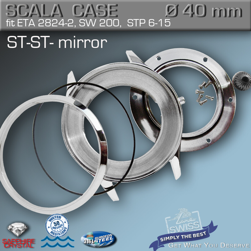 DO IT YOURSELF KIT: SCALA 40 MM Ø, 50M , CASE-SKEL-DIAl-HANDS-SKEL-MOV. STP 6-15