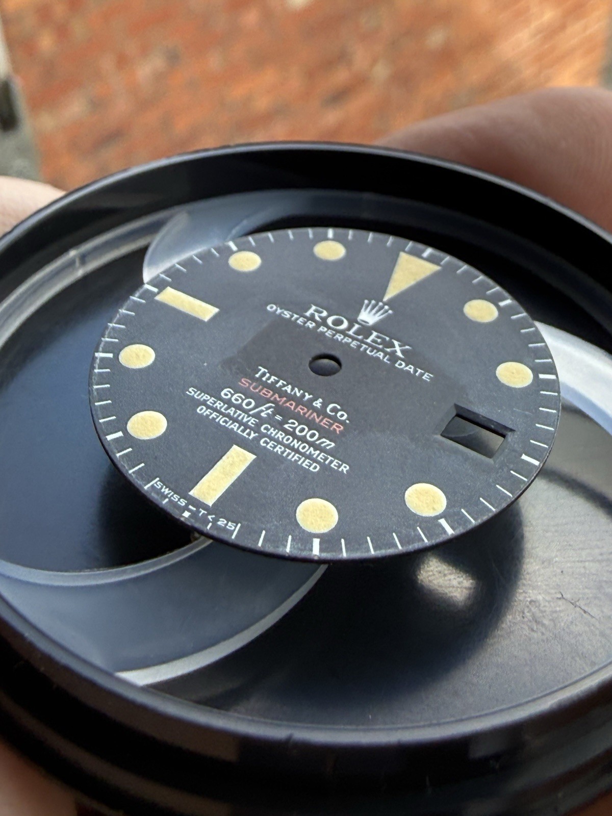 Rolex Submariner 1680 Red MK V Dial GENUINE Tiffany & Co Double Stamped RARE