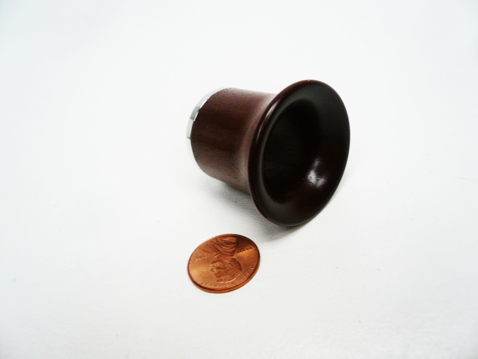 Original Patek Philippe Dark Brown Maple 10X Jewelers Loupe + Box