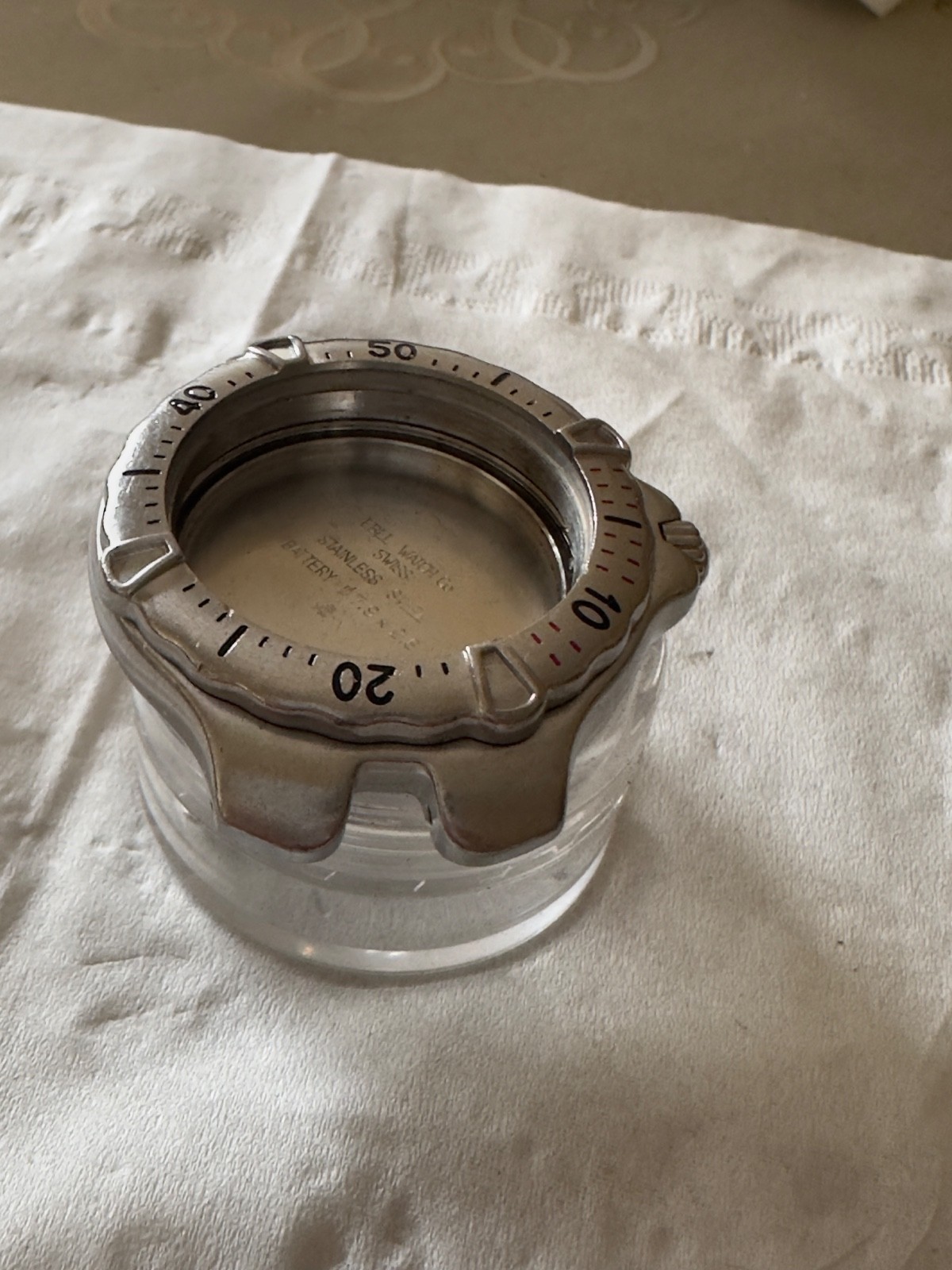 Ebel Sportwave Ref. 6187541 Stainless Steel Case Only – Genuine – For Parts/Repa