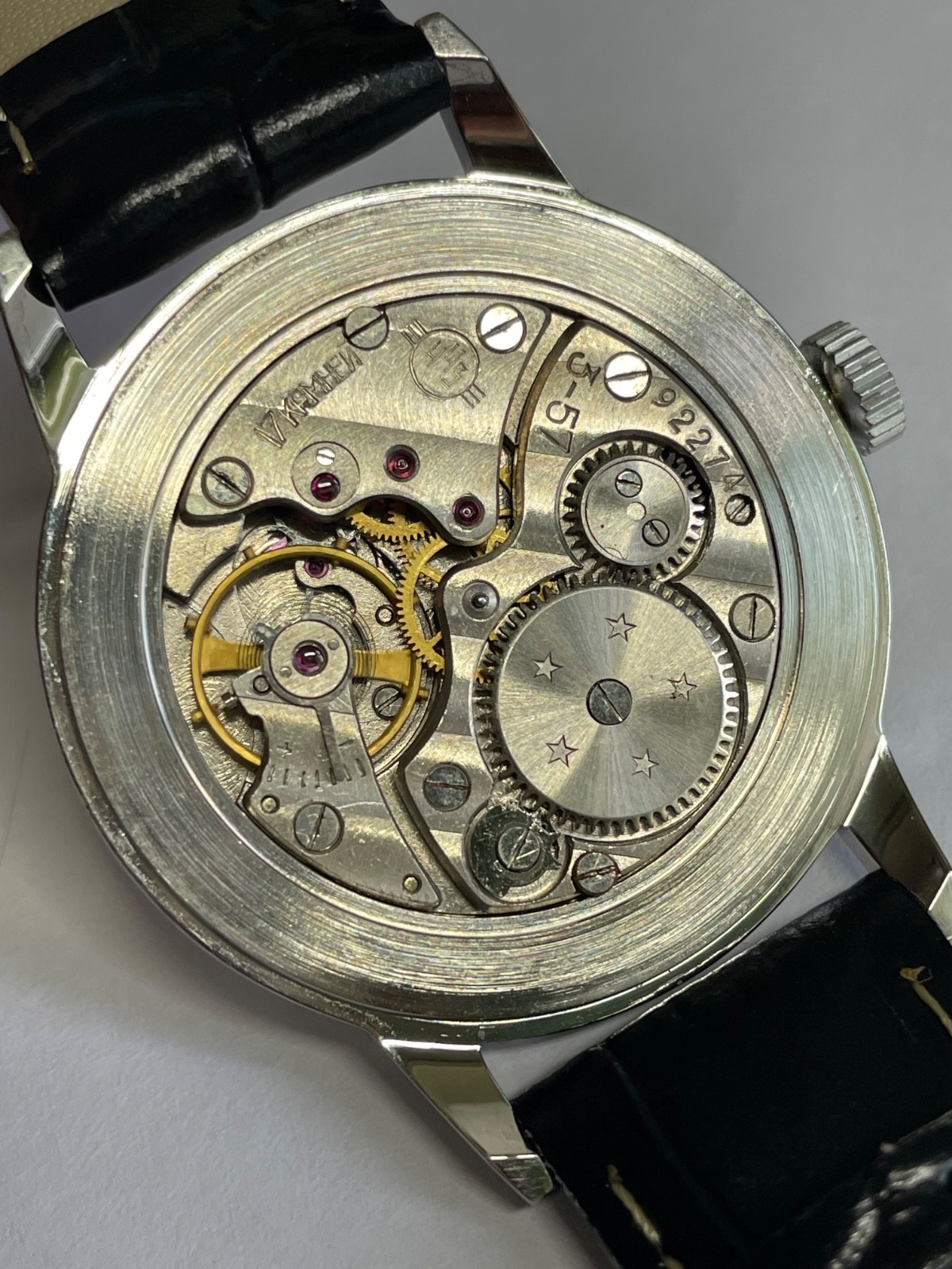 START WRISTWATCH 17 JEWELS Very rare vintage mechanism 3 kv 57 years