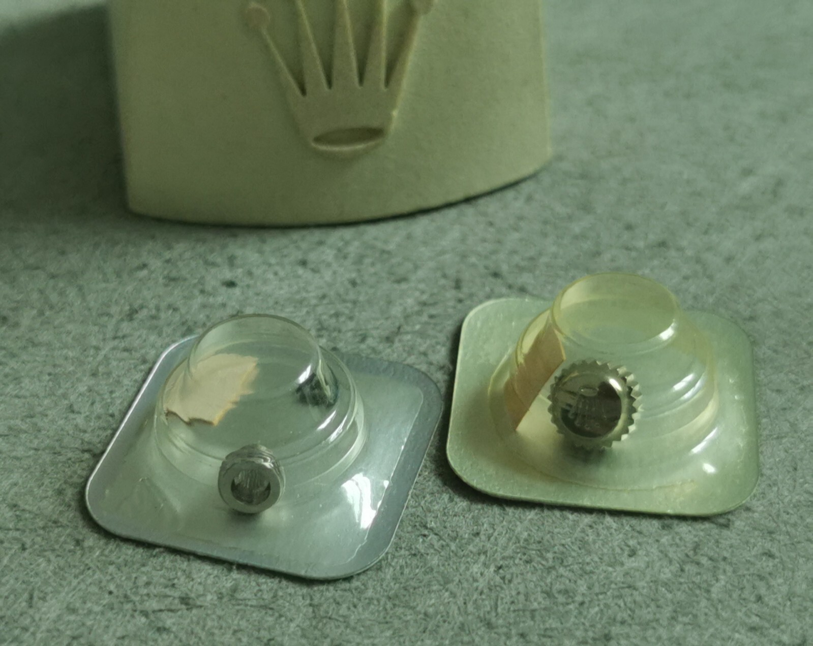Rolex 241-24-700-0 H-06 crown and 242 24-7000 M-D5 tube steel Daytona 6263 6265