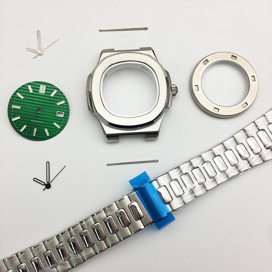 High Quality Sapphire Watch Case Kit 39mm Suitable for NH25/36/4R/NH38 Movement