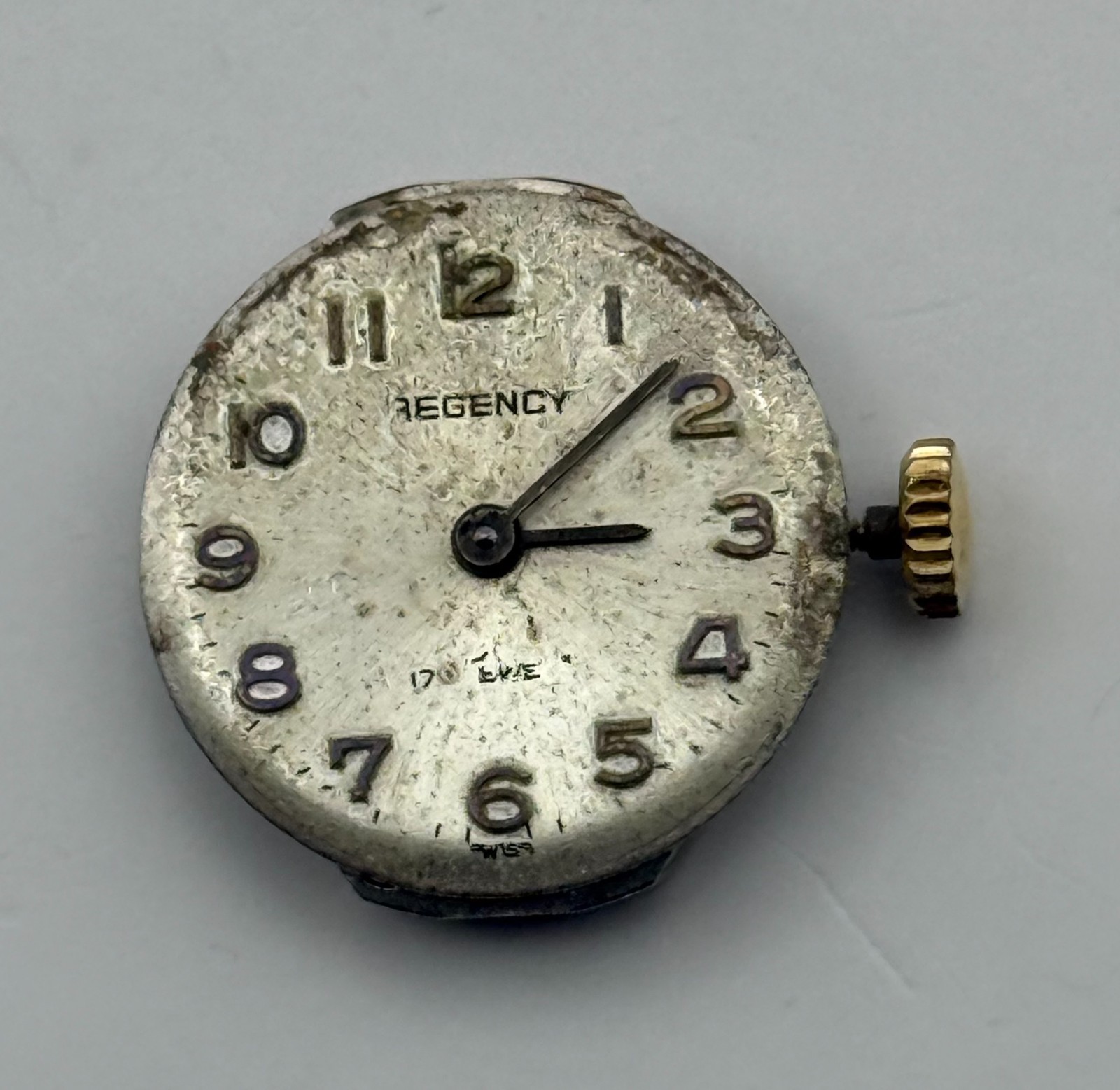 FHF 69-21 Watch Movement Running Regency 17Jewels Swiss Manual Wind Parts 15.3mm