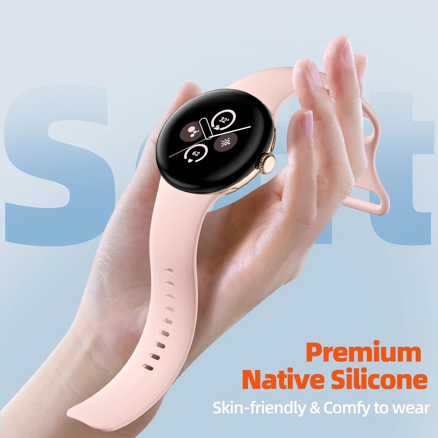 Compatible with Google Pixel Watch 4 Band 41mm 45mm/Google Pixel Watch 3/2/1 …