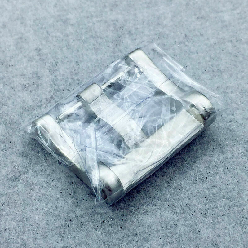 20mm 22mm Silver Brushed Pin Cylinder Buckle For Rubber Leather Band Strap