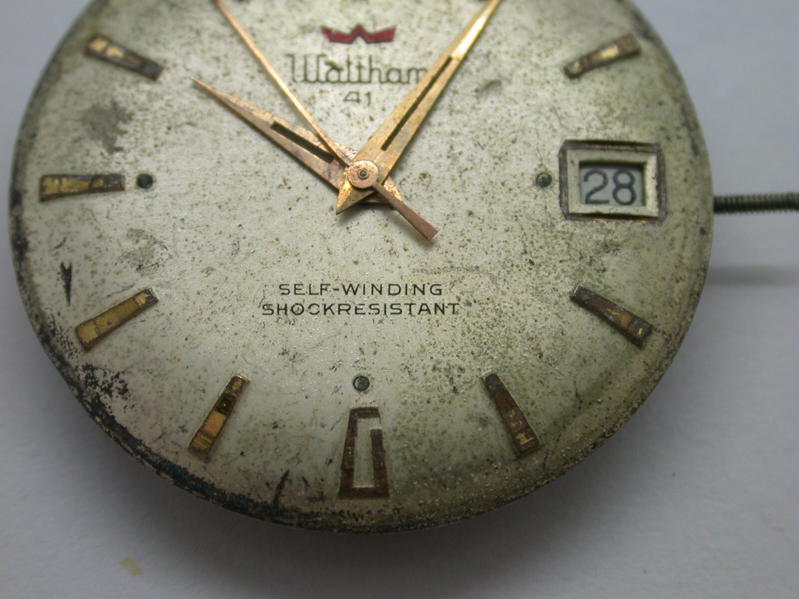 WATCHMAKERS – WALTHAM 41 MOVEMENT – VINTAGE PARTS – 32MF10