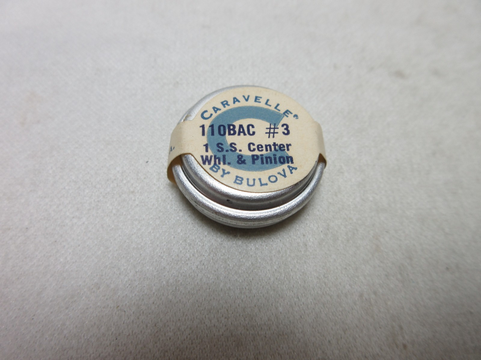 BULOVA CARAVELLE SS CENTER WHEEL & PINION 11OBAC #3 WATCHMAKER REPLACEMENT #167