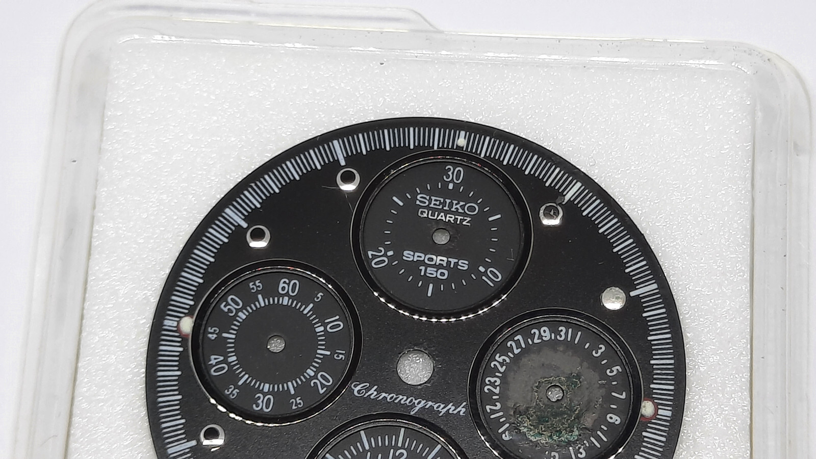 Genuine Vintage Seiko 7T34 – 6A0L Flightmaster Sports 150 Black Watch Dial 1990′