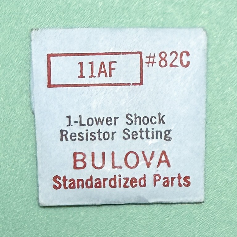 Gen Bulova Part 82C Lower Shock Resistor Setting 11AF 11AFA 11AFAC 11AFC NOS 99
