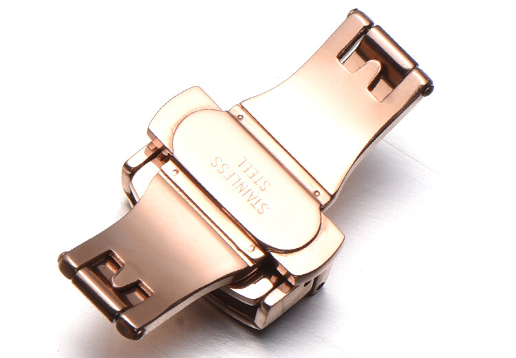 Deployment Buckle Clasp for Watch Push Button Silver Gold Rose 16mm 18mm 20mm