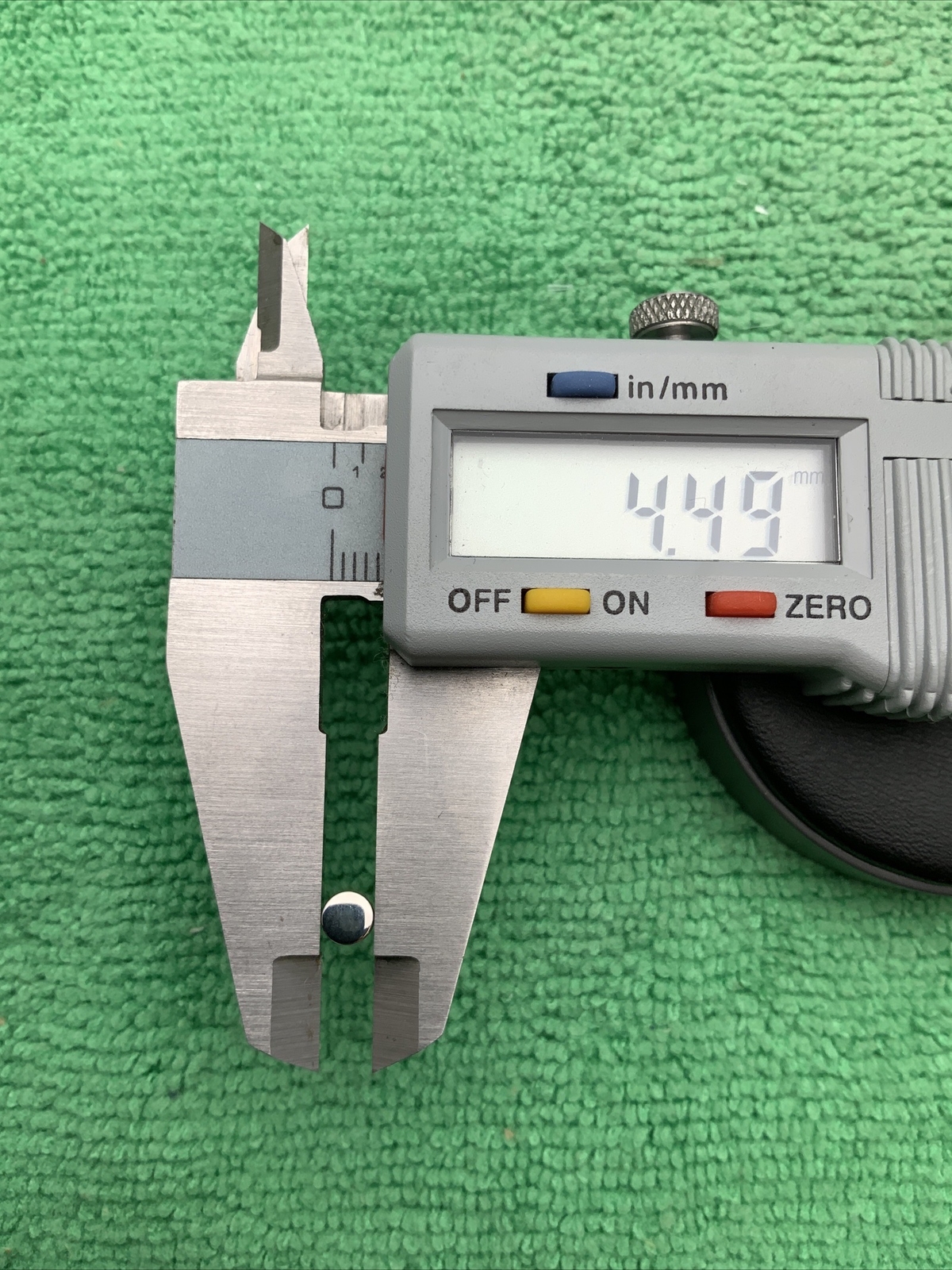 Push Button Pusher Steel 4.5mm X 2.5mm, 066016, P-0347