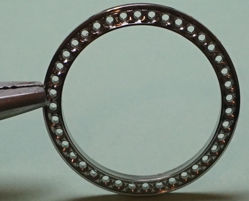 AFTERMARKET for Rolex DateJust day date Steel Bezel Ring /Frame SMALL 27mm D NOS