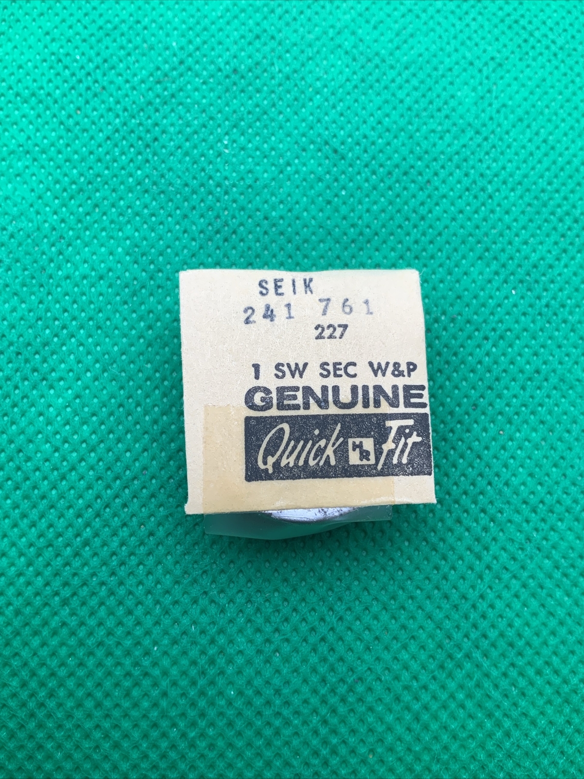 Quickfit For Seiko 241 761 Fourth Wheel, 241761, Sealed, NOS