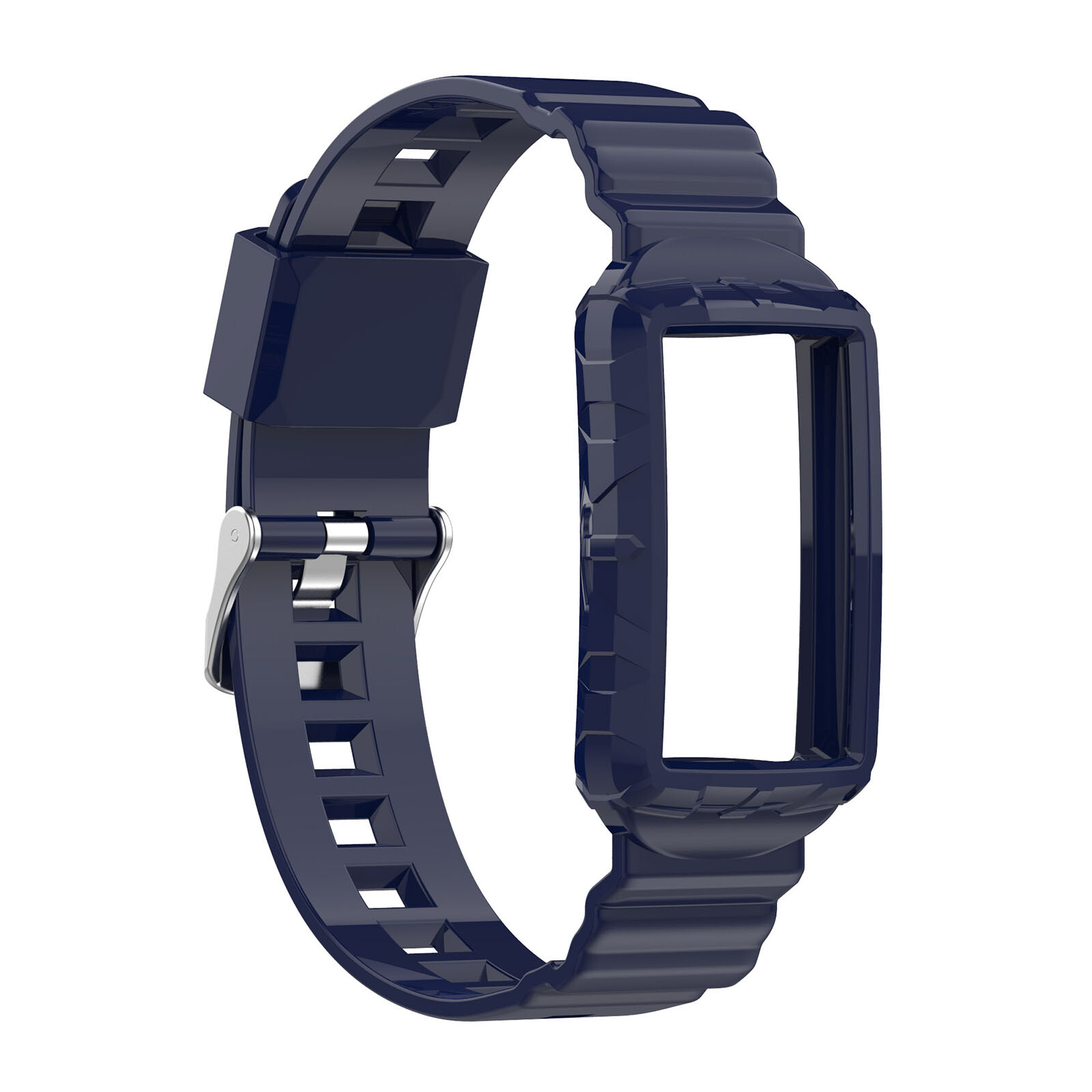 TPU Armor-In-One Watch Strap Watch Accessories Parts for Fitbit Charge6/5/4/3