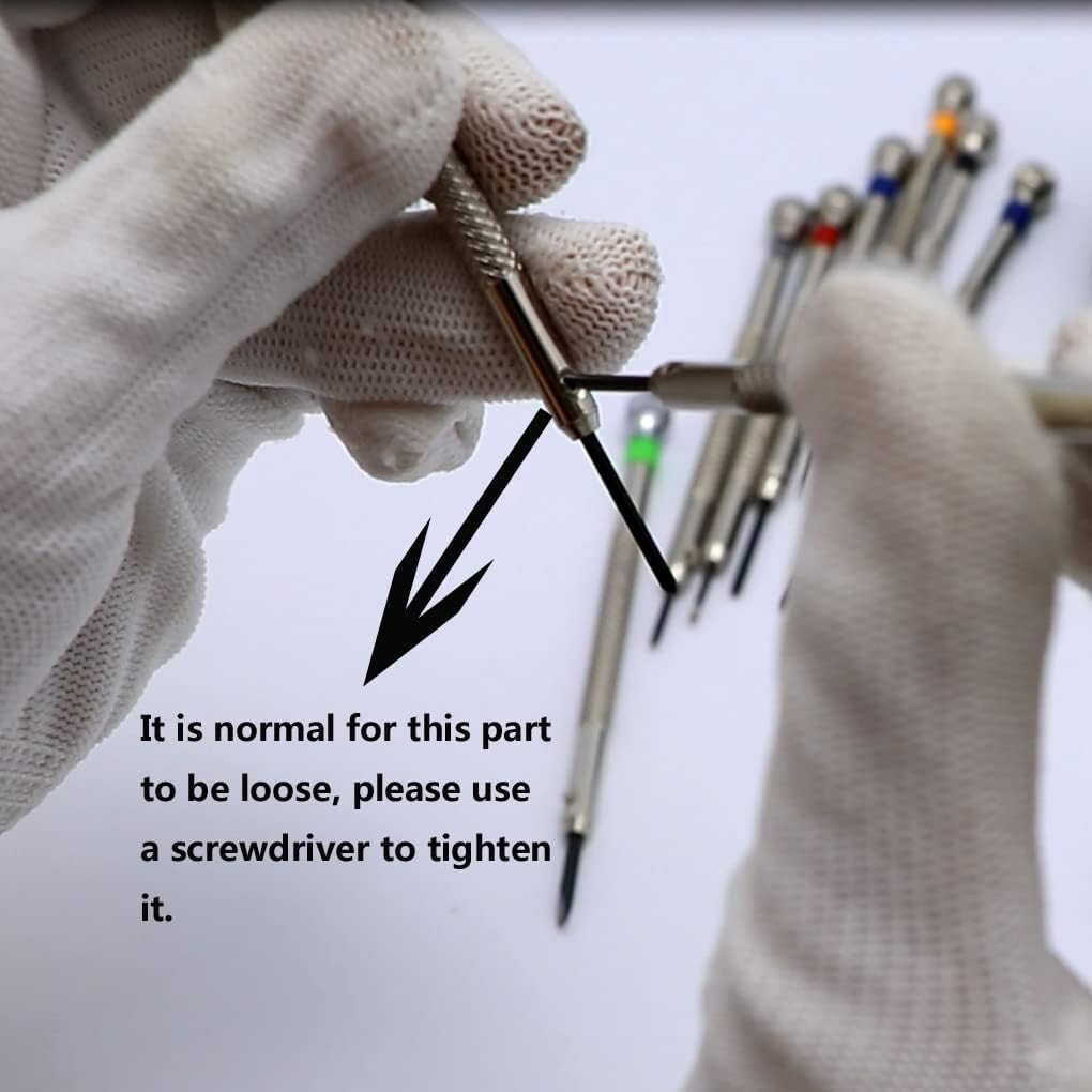9 SCREWDRIVER FOR WATCH REPAIR SET STAND EXTRA BLADE TOOL W Bracelet holder bloc